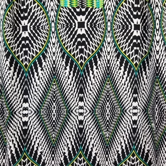 JM Collection sheath dress multicolor print Sz S studded - Picture 6 of 12